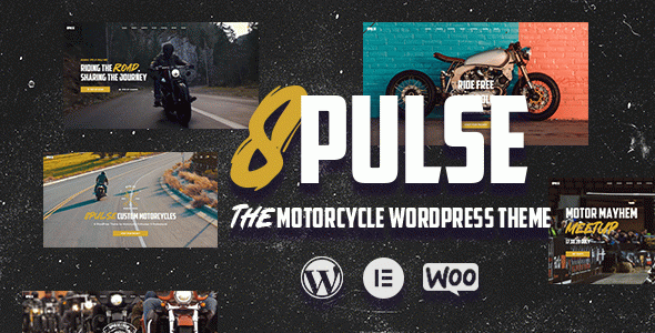8Pulse - Motorcycle WordPress Theme