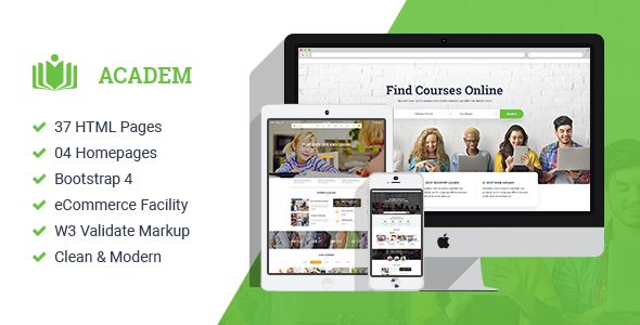 Academ - College University & Education HTML Template