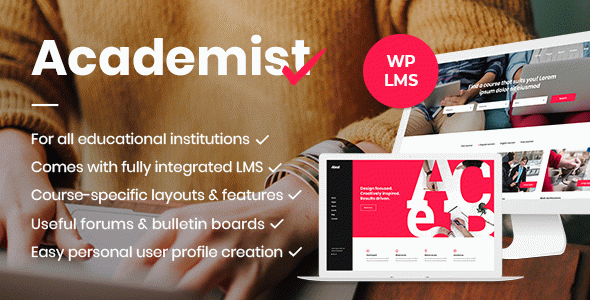 Academist - Education & Learning Management System WordPress Theme