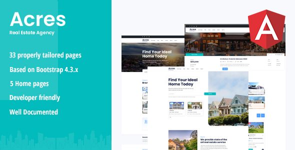 Acres - Real Estate Angular Template