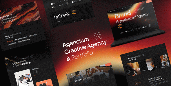 Agencium | Creative Agency & Portfolio WordPress Theme