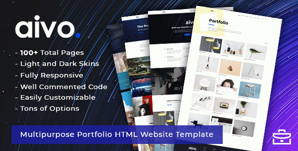 Aivo - Responsive Portfolio HTML Website Template