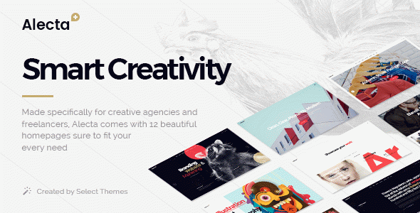 Alecta - Creative Agency WordPress Theme