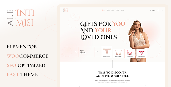 AleIntimisi - Lingerie eCommerce WordPress Theme