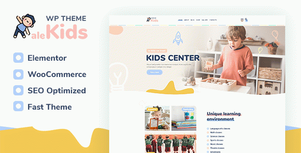 AleKids | Kindergarten & Preschool WordPress Theme