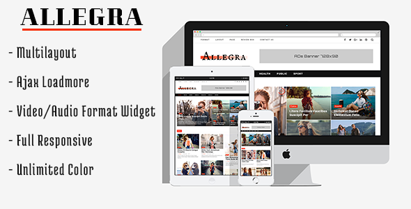 Allegra - A Multilayout Blog & Magazine Theme