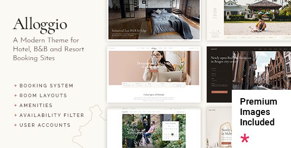 Alloggio - Hotel Booking WordPress Theme