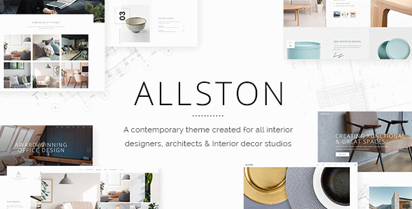 Allston - Contemporary Interior Design and Architecture WordPress Theme