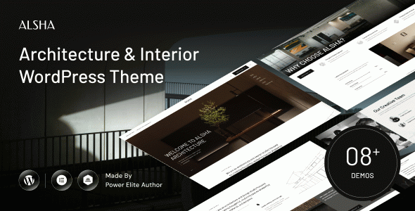 Alsha – Architecture, Interior Design & Construction WordPress Theme
