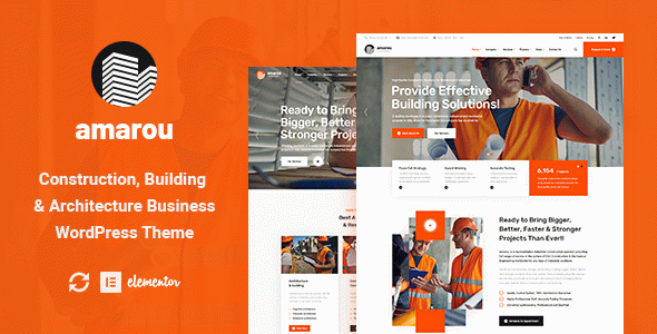 Amarou - Construction & Architecture WordPress Theme