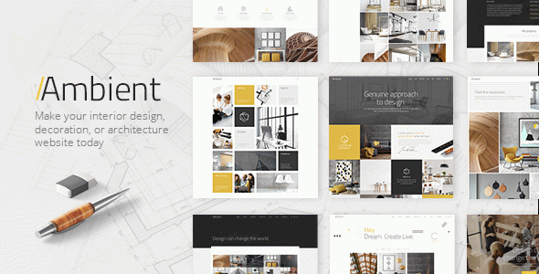 Ambient - Modern Interior Design and Decoration WordPress Theme