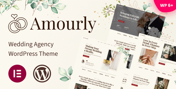 Amourly - Wedding Agency WordPress Theme