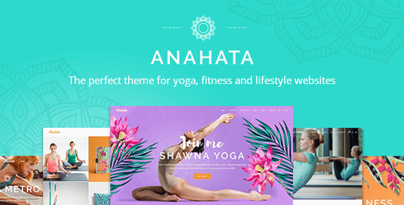 Anahata - Yoga, Fitness and Lifestyle WordPress Theme