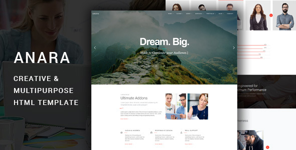 Anara - Multipurpose Responsive HTML Template