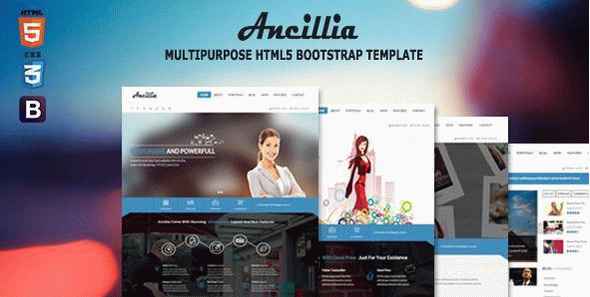 Ancillia Multipurpose HTML5 Bootstrap Template