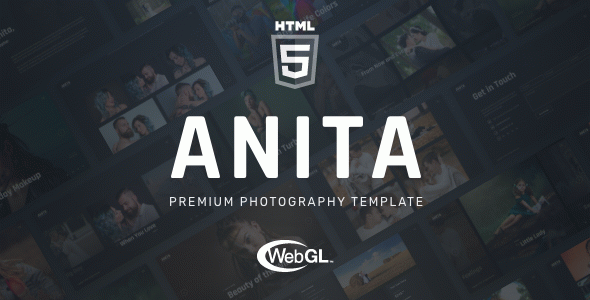 Anita | Photography HTML Template