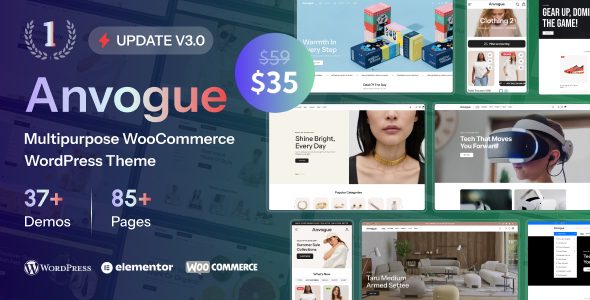 Anvogue - Advanced Multipurpose WooCommerce Theme