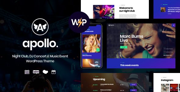 Apollo | Night Club, DJ Event WordPress Theme