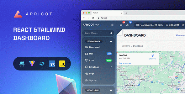 Apricot Navigation Admin Dashboard Vibe Coding Starter