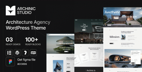 Archinic - Architecture and Interior Agency WordPress Theme