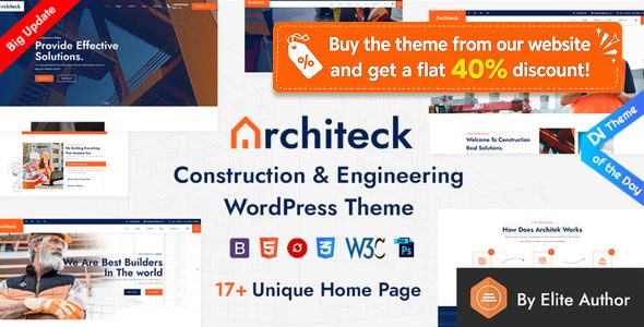 Architeck - Construction WordPress Theme