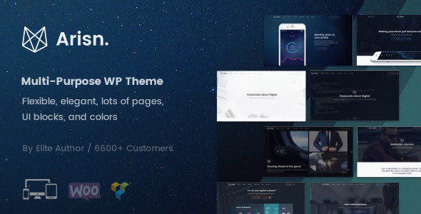 Arisn - Creative Multi-Purpose / App WordPress Theme