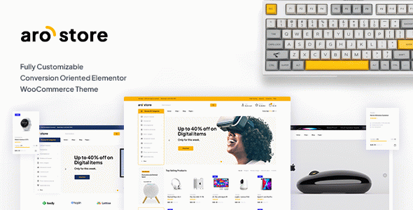 Arostore – Electronics Store WooCommerce WordPress Theme with AI