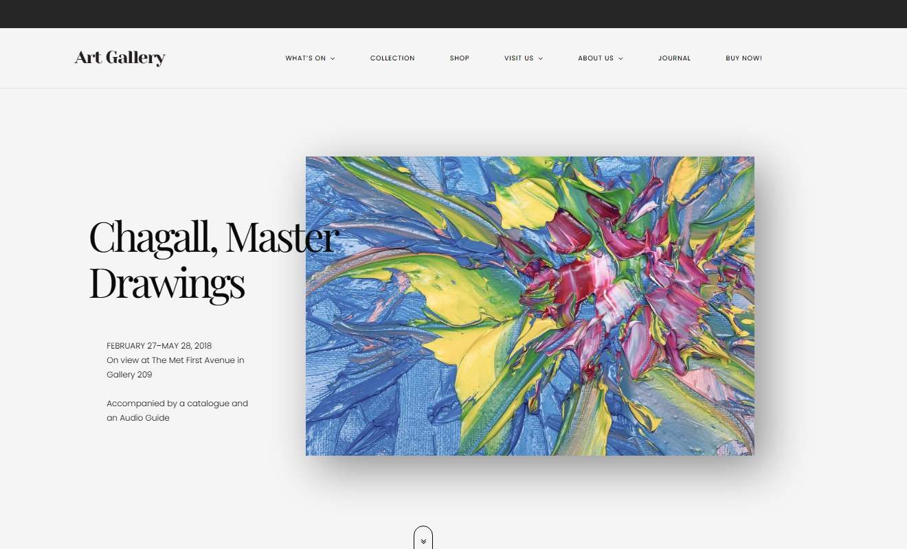 Arte ??? Art Gallery WordPress Theme