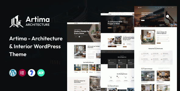 Artima ??? Modern Architecture & Interior WordPress Theme