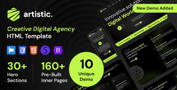 Artistic - Digital Marketing HTML Template