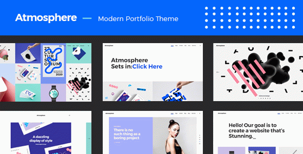 Atmosphere - Bold Portfolio WordPress Theme