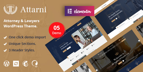 Attarni ??? Attorney & Lawyers WordPress Theme