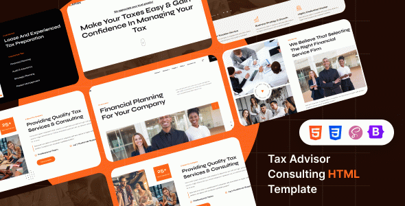 Attax - Tax Advisor Consulting HTML Template