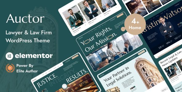 Auctor ??? Lawyer & Attorney WordPress Theme