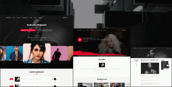 Audioatro - Multipurpose Audio WordPress Theme