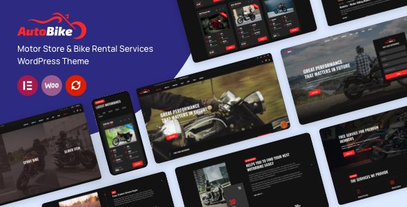 Autobike - Motorcycle Store & Bike Rental Services WordPress Theme