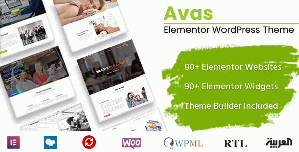 Avas - Elementor MultiPurpose WordPress Theme
