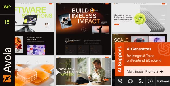 Avola - IT Business & Digital Company WordPress Theme