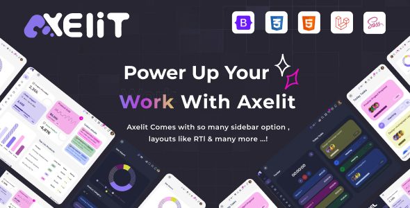Axelit Laravel 12 Admin Dashboard Template