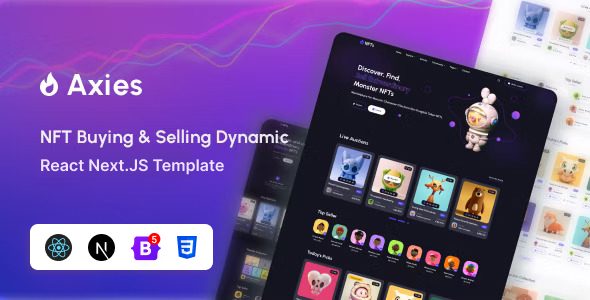 Axies - NFT Marketplace NextJs Template