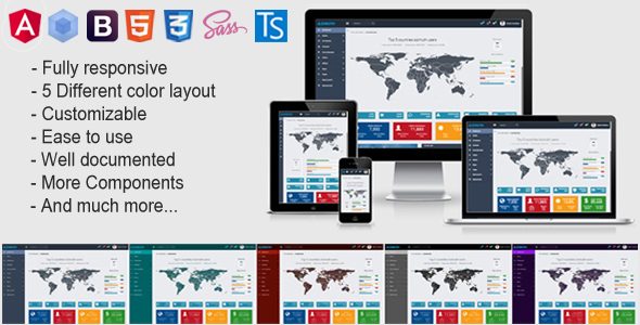 Azimuth - Angular 22 Admin Template with Bootstrap 4