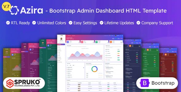 Azira - Bootstrap Admin Dashboard HTML Template