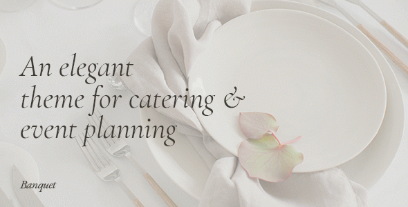 Banquet - Catering and Event Planning WordPress Theme