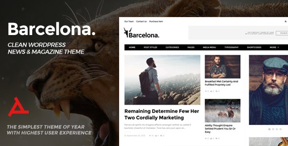 Barcelona. - Classic Newspaper & Magazine WordPress Theme