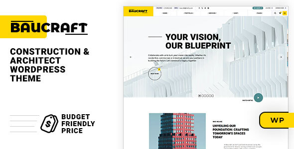 Baucraft - Construction WordPress Theme