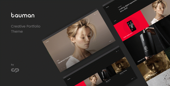 Bauman - Creative Portfolio WordPress Theme