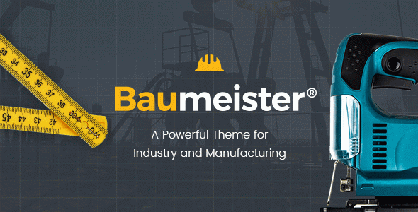 Baumeister - WordPress Theme for Industry and Manufacturing