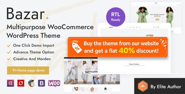 Bazar - Multipurpose WooCommerce WordPress Theme