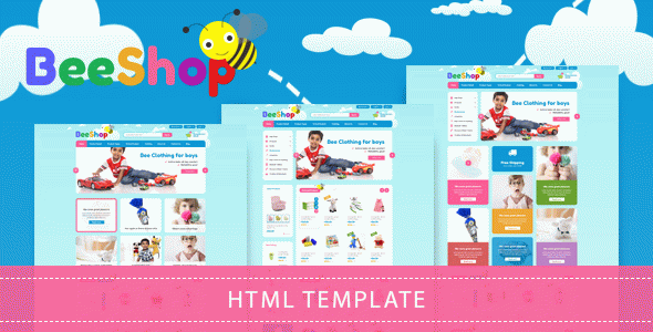 Bee Shop - Kids Store HTML Template