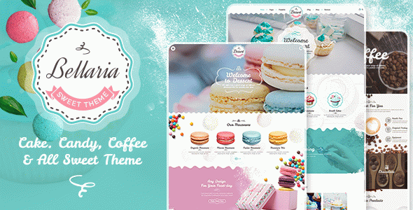 Bellaria - a Delicious Cakes and Bakery WordPress Theme